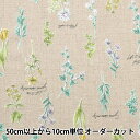 【数量5から】 生地 『シーチング オルチャンガーリー フラワー AP25910-2E』