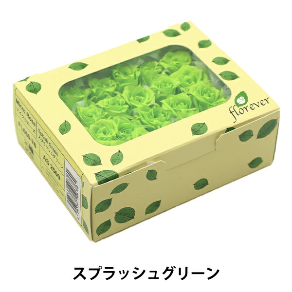 プリザーブドフラワー 『マイクロローズ スプラッシュグリーン FL060-20-SPG』 florever フロールエバー