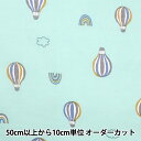【数量5から】 生地 『スケア シンプルハピネス バルーン サックス SO-54000-3C』
