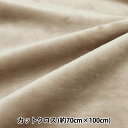 生地 『吸湿発熱・両面起毛フランネル カットクロス モカ 約70cm×100cm C-KA22-3-1GL』
