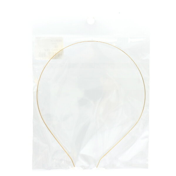 手芸金具 『カチューシャ メタル ゴールド 4mm 1個入り HA3840-XXX』
