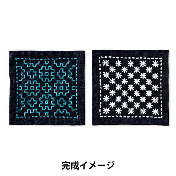 刺しゅうキット 『一目刺しスターターキット 井桁・米刺し SK479』 Olympus オリムパス