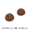 アクセサリー素材 『スイーツパーツ アイスクリーム半丸 チョコレート 2個入り RS-721』 ERUBERU エルベール