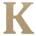 切り文字 『木製アルファベットMサイズ K AGF-05K』 ERUBERU エルベール