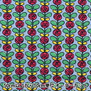 【数量5から】 生地 『う早この布 ブロード ミニバラ ブルー UP5793-D』 COTTON KOBAYASHI コットンこばやし 小林繊維