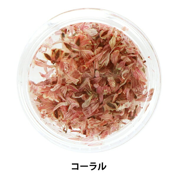 レジン材料 『ドライフラワー 花びら コーラル』