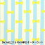 【数量5から】 生地 『ツイルプリント リボン&ストライプ レモンスカッシュ KTS6916-C』 COTTON KOBAYA..