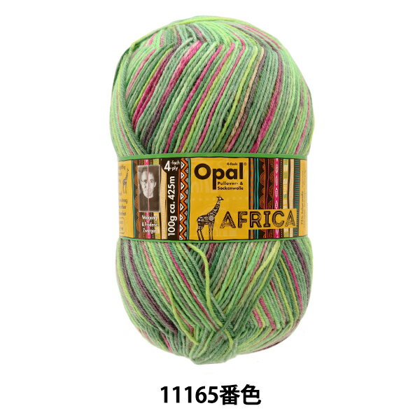 ソックヤーン 毛糸 『Opal アフリカ カイロ 11165番色』 Opal オパール