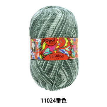 ソックヤーン 毛糸 『Paradise (パラダイス) 6ply 11024番色』 Opal オパール