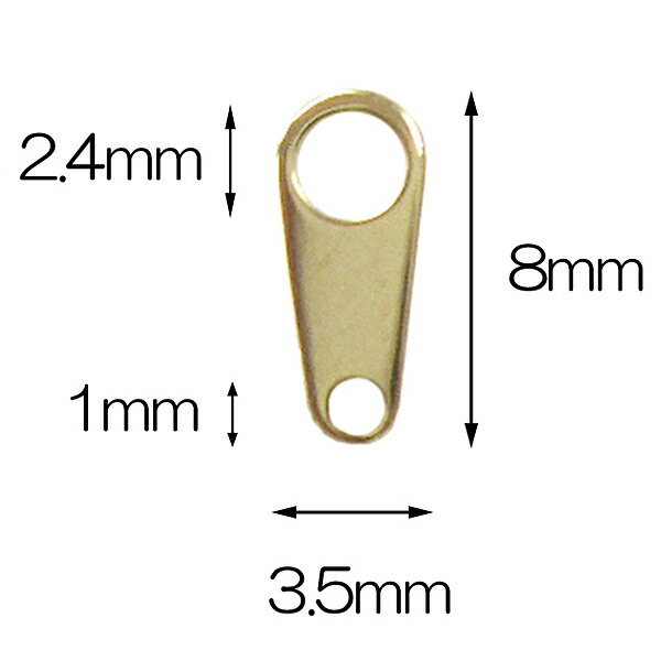 手芸金具 『ダルマカン 小 銀色』