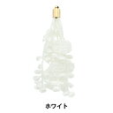 手芸パーツ 『タッセル レース ホワイト/ゴールド 約68mm TA0128』