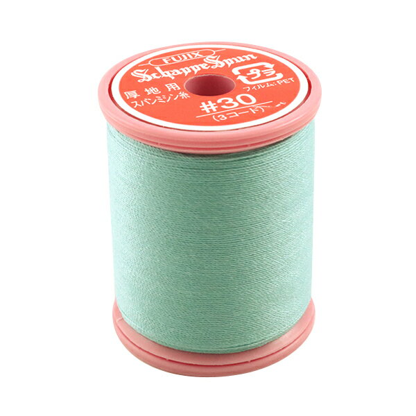 ミシン糸 『シャッペスパン 厚地用 #30 100m 254番色』 Fujix(フジックス) デニムやキルティング生地など、厚地用の太口ミシン糸です しっかり縫い上げたいものにぴったりのミシン糸。 デニム、キャンバス、帆布やレザーなど厚手の布地を太い糸できっちり縫うことができます。 ふっくらした縫い目のステッチにも最適です。 ◆仕立:30番(糸長100m) ◆素材:ポリエステル100% ◆原産国:日本製 ◆使用針:ミシン針No14 ◆254番色 ※モニターによって実物のお色と若干異なる場合がございます。 【※この商品はゆうパケット便・メール便対象外です。】【手芸用品・毛糸・生地の専門店 ユザワヤ】