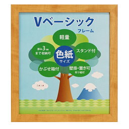 額 『Vベーシックフレーム 色紙サイズ ナチュラル』