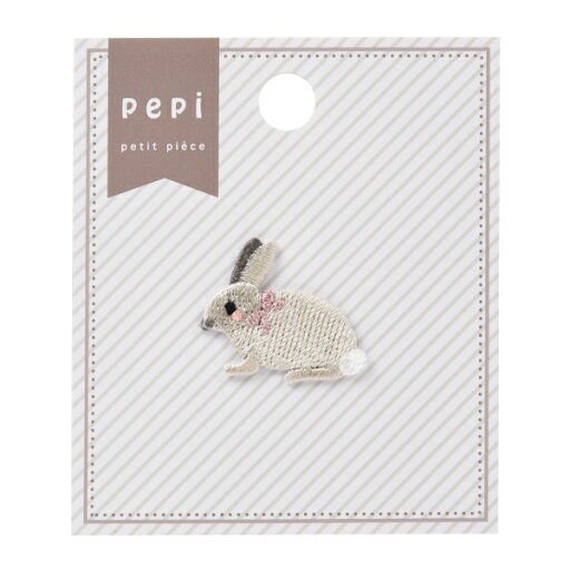 ワッペン 『pepi(ペピ) アップリケ ウサギ 0002』 DARUMA ダルマ 横田 ワッペン 『pepi(ペピ) アップリケ ウサギ 0002』 DARUMA ダルマ 横田