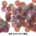 スパンコール 『亀甲 5mm CUP 67番色』