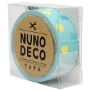 KAWAGUCHI(カワグチ) 『NUNO DECO TAPE (ヌノデコテープ)　みんとカラフルハート』 11-853 アイロンで簡単接着・水洗いもOK！ 人気のKAWAGUCHI(カワグチ) 『NUNO DECO TAPE (ヌノデコテープ)から、新柄が登場！ お子さんの入園・入学に使う、用具や洋服、 学校やオフィスなどで使うマイ文具などの目印に 布素材の、ナチュラルシンプルな単色やオシャレでカワイイ、トレンド柄まで 身の周り品をアレンジしてみてはいかがですか？ ◆サイズ：幅1.5cm (1.2m巻） ◆色/柄：ミントカラフルハート ※モニターによって実物のお色と若干異なる場合がございます。 【手芸用品・毛糸・生地の専門店 ユザワヤ】