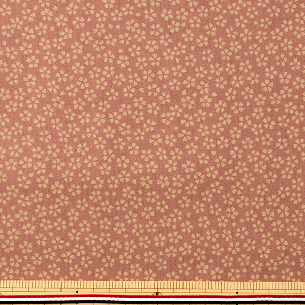 【数量5から】 生地 『生地桜柄 和調シーチングプリント 桜色 88222-1-1』
