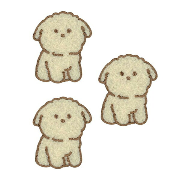 ワッペン 『Milk Latte(ミルクラテ) ワッペン わんちゃん MLW-15』