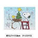 ビーズキット 『ダイヤモンドフィックス スヌーピー Xmas 2Lサイズ DF2L-PN002』