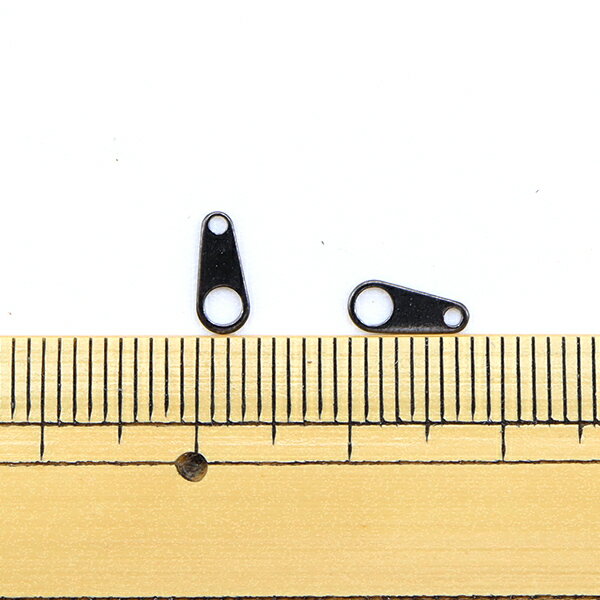 手芸金具 『ダルマカン 小 ブラック 10個入り』