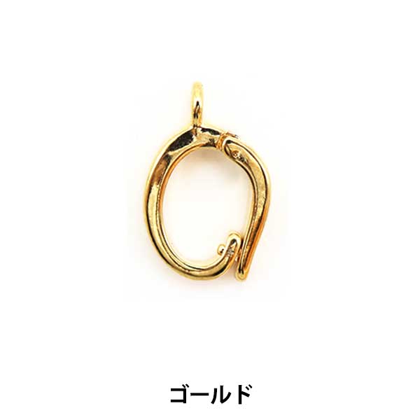 手芸金具 『クリッカー オーバルカン付き ゴールド 1個入り』
