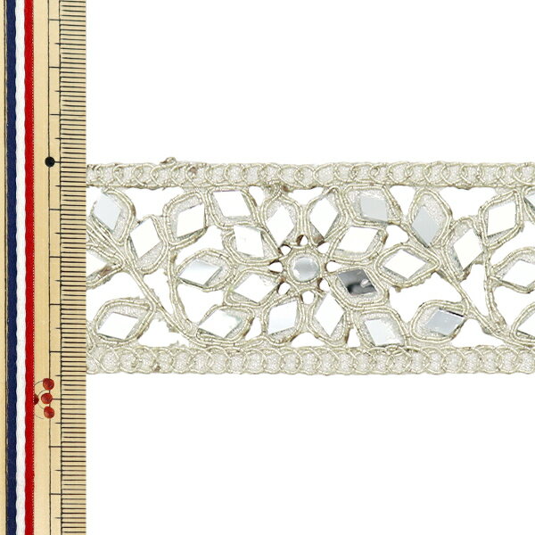 【数量5から】 手芸ブレード 『2024 ミラーブレード シルバー 43903』