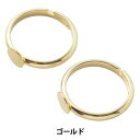 手芸金具 『板リング ゴールド 6mm 2個入り #9050』