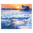 輸入刺しゅうキット 『Dimensions The Gold Collection Winter Morning』