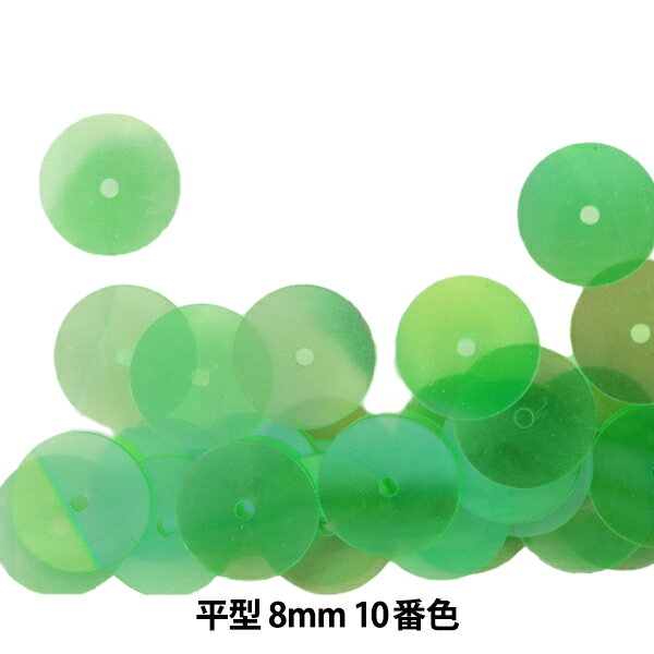 スパンコール 『平型 8mm CH 10番色』