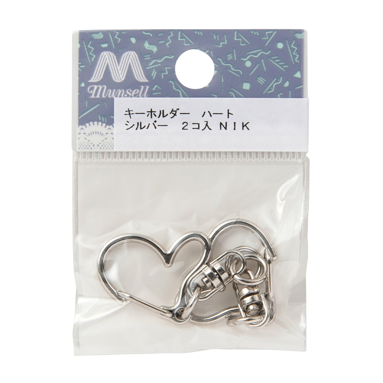 手芸金具 『キーホルダー ハート S』