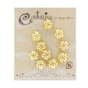 手芸金具 『座金 小 1cm ゴールド 10個入り OH-3』