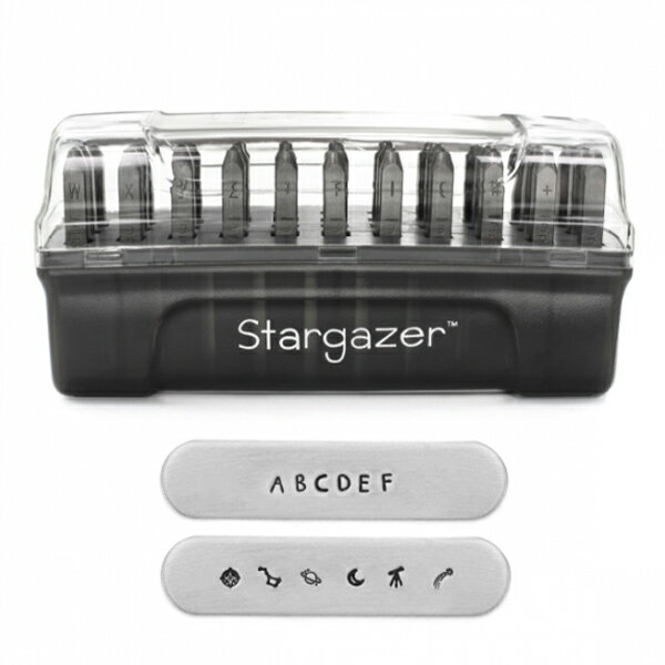 金属刻印 メタルスタンピング 『ImpressArt シグネチャーレタースタンプ Stargazer 大文字 2mm U0007 2 2』 MIYUKI ミユキ