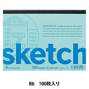 画用紙 『スケッチパッド SOHO B6 画用紙 薄口 中性紙 96.5g/平方メートル』 maruman マルマン リーズナブルな価格で多枚数のスケッチパッド たっぷり使える100枚とじの薄口画用紙です。 デザインからスケッチの練習用まで手軽に使えます。 1枚ずつきれいに切りはなせる天のりパッド製本です。 [B6 画用紙 中性紙 鉛筆 ペン 色鉛筆 マーカー スケッチ パッド 練習用] ◆サイズ:B6変型 縦12.5cm×横17cm ◆入数:100枚 ◆用紙:画用紙 薄口(中性紙) 96.5g/平方メートル ◆製本:天のりパッド ◆表紙:色厚紙 ◆生産国:日本 ※モニターによって実物のお色と若干異なる場合がございます。 【手芸用品・毛糸・生地の専門店 ユザワヤ】