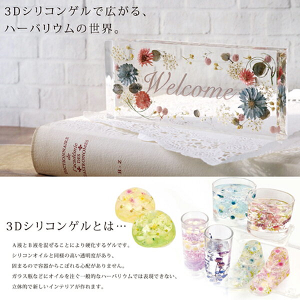ハーバリウムオイル 『ハードニング 3D シリコンゲル 1000ml AG-4607』 ERUBERU エ...