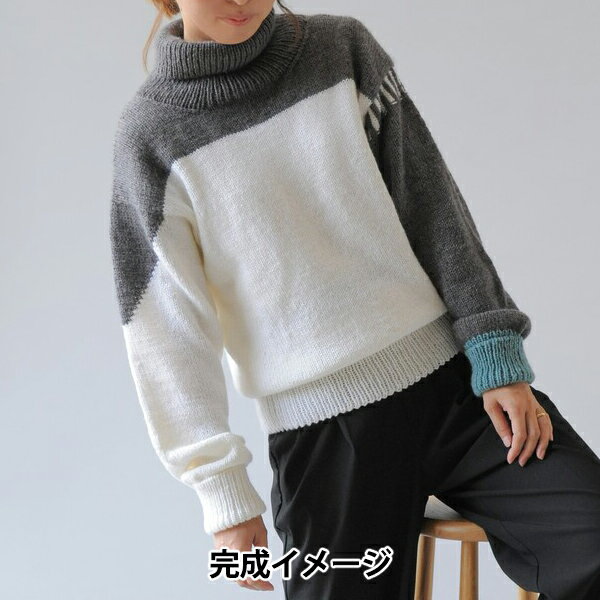 編み物キット 『ライドオンセーター H320-003-088』 Hamanaka ハマナカ