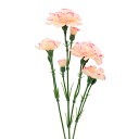 造花 シルクフラワー 『カーネーションスプレー ペールピンク VE6818-PE』