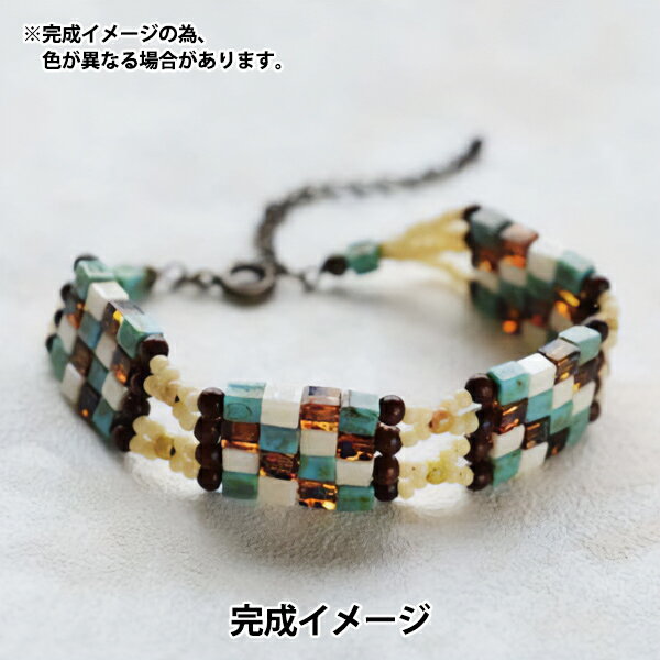 ビーズキット 『ピカソコーティングビーズで作るアクセサリーキット ピカソモザイク・ブレスレット BFK-379』 MIYUKI ミユキ