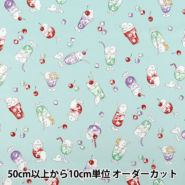 【数量5から】 生地 『NOVA シーチング シーソーダ サックス NSE-SODA-SA』 KOKKA コッカ