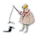 ワッペン 『くらはしれい ワッペン こねこのトト/トトと遊ぶ女の子 KRTW-02』