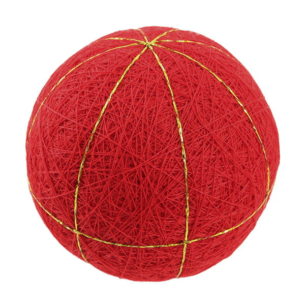 手まり土台 『手まり用 地巻き済みてまり芯 赤 803』 Fujix フジックス