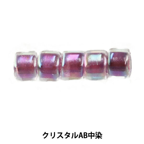 ビーズ 『デリカビーズ 11/0 DB56 3g クリスタルAB中染』 MIYUKI ミユキのサムネイル