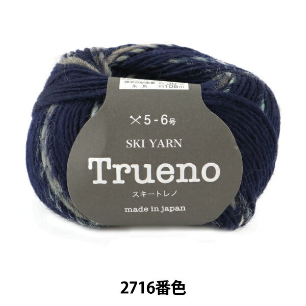 秋冬毛糸 『SKI TRUENO (スキー トレノ) 2716番色』 SKIYARN スキーヤーン