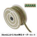 【数量5から】 リボン 『ジュエルステッチ 幅約1cm 3番色 51924』 TOKYO RIBBON 東京リボン