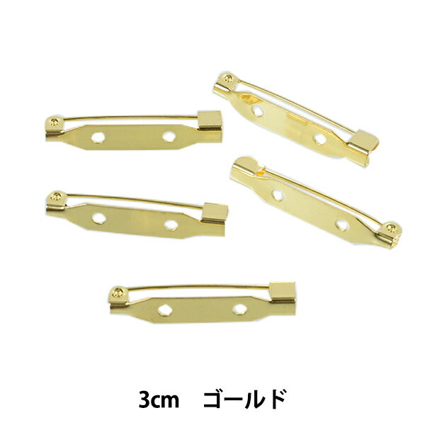 手芸パーツ 『造花ピン 3cm ゴールド SUN15-47』 SUNCOCCOH サンコッコー KIYOHARA 清原