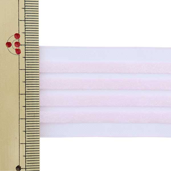 【数量5から】 リボン 『オーガンジーフォーストライプ 9717 幅約4cm 14番色』 AOYAMARIBBON 青山リボン