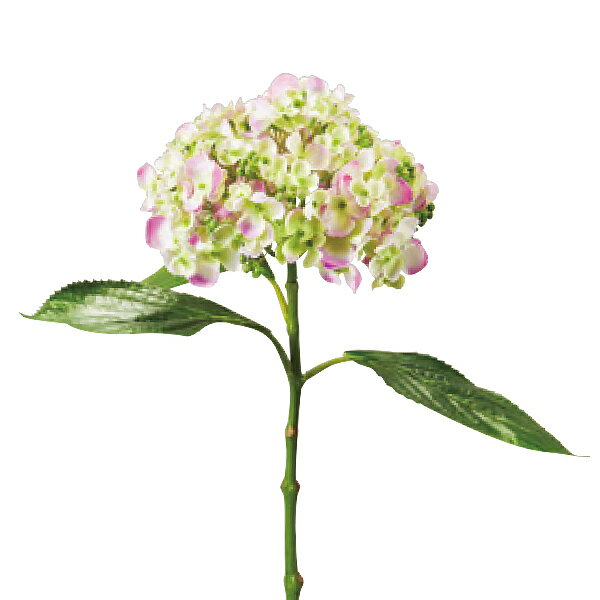 造花 シルクフラワー 『てまりあじさい ラベンダー/グリーン GA0229-194』