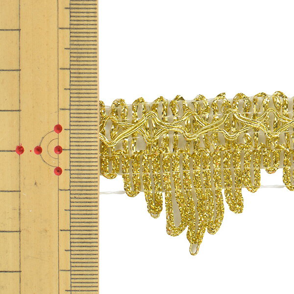 【数量5から】 手芸ブレード 『ラメブレード ライトゴールド 9249』