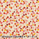 【数量5から】 生地 『スケア リトルポケット ミニストロベリー クリーム 850445-1-1』(3)