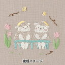 刺しゅうキット 『Chicchi 新学期を迎えるヒツジさん JPT103』 DMC ディーエムシー