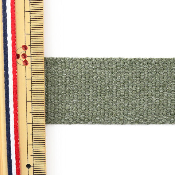 【数量5から】 手芸テープ 『ヴィンテージ風テープ 30mm グリーン』 yuzawaya-2-10108149 手芸と生地のユザワヤ2号館 サンプル画像2